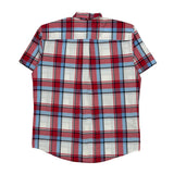 Tommy Hilfiger Checked Short Sleeve Shirt - XL Blue Cotton