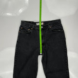 550 Levis Jeans - 36W 30L Black Denim