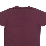 POLO RALPH LAUREN Mens Maroon T-Shirt M Short Sleeve Crew Neck Classic Cotton
