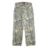 MOSSY OAK Mens Cotton Camouflage Regular Fit Straight Leg Trousers W34 L31