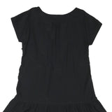 GAP Womens Black Day Polyester Blend Mini Dress UK 12 Zip Front Casual