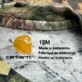 Age 18 Months Carhartt Camo Playsuit - 3XS Camo Cotton