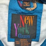 1980'S New York Classics Shell Jacket - Small Blue Nylon