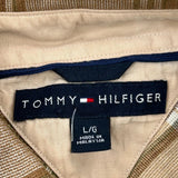 Tommy Hilfiger Checked Short Sleeve Shirt - Large Brown Cotton