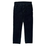 502 Levis Cord Trousers - 28″ Waist Black Cotton