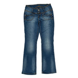 Almost Famous Boot Cut Jeans - 28W UK 6 Blue Cotton