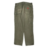 Dickies Carpenter Pants - 36W 32L Green Cotton