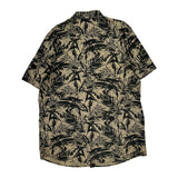 Volcom Floral Hawaiian Shirt - XL Beige Cotton