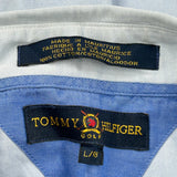 Tommy Hilfiger Shirt - Large Blue Cotton
