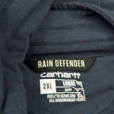 Rain Defender Carhartt Hoodie - 2XL Blue Cotton Blend