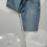 Levis Denim Shorts - 38W 9L Light Wash Cotton