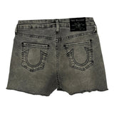 True Religion Denim Shorts - 26W UK 4 Grey Cotton