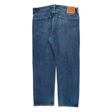 501 Levis Jeans - 36W 29L Blue Cotton