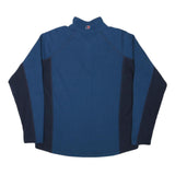 BERGHAUS Mens Blue Navy Polartec Fleece Jacket L Zip Outdoor Activewear