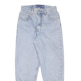 JEFFERY JEANS Womens Jeans Blue Relaxed Tapered Denim Light W26 L26 Stylish