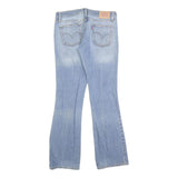 LEVI'S Womens 518 Bootcut Jeans Light Blue Denim Cotton Blend Regular W32 L32