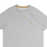 CARHARTT Mens Grey Pocket T-Shirt M Short Sleeve Crew Neck Workwear Cotton