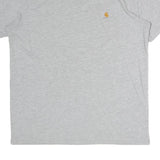 CARHARTT Mens Grey Pocket T-Shirt M Short Sleeve Crew Neck Workwear Cotton
