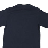 CHAMPION Mens Navy Blue Cal Graphic T-Shirt M Short Sleeve Crew Neck Cotton