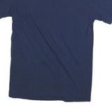 GILDAN Mens Navy Blue Key West Graphic T-Shirt S Short Sleeve Crew Neck Vacation