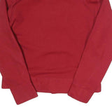 D GALA Womens Red Shirt Long Sleeve Collared S Button Front Top Polyester