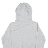 NIKE Mens Grey Hoodie S Cotton Pullover Drawstring Hood Casual Sportswear
