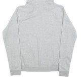 NIKE Mens Grey Hoodie S Cotton Pullover Drawstring Hood Casual Sportswear