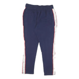 CHAMPION Womens Joggers Navy & White Cotton Slim Tapered M W28 L25