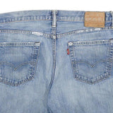 LEVI'S Mens Denim Blue Casual Shorts L W34 Cotton Blend Casual Vintage Style