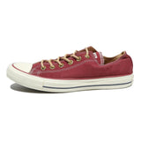 CONVERSE Chuck Taylor All Star Low Mens Lace-Up Trainers Red Canvas UK 7 Classic