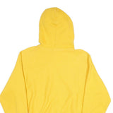 CHAMPION REVERSE WEAVE Mens Yellow Pullover Hoodie M Classic Script Logo