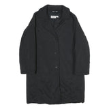 MAX MARA Womens Black Classic Jacket UK 8 Polyester Blend Button Closure Plain