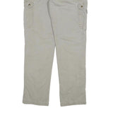 CARHARTT Mens Cotton Blend Beige Relaxed Fit Straight Leg Trousers W36 L36