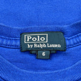Age 6 Polo By Ralph Lauren T-Shirt - XS Blue Cotton
