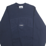 LEE Mens Navy Blue Crew Neck M Grandpa Dennie Cotton Sweatshirt Casual Wear