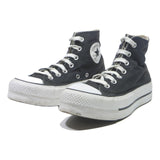 CONVERSE Chuck Taylor All Star Womens High Top Trainers Black Cotton Blend UK