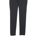 SILVIAN HEACH Womens Polyester Blend Black Slim Skinny Trousers W26 L30