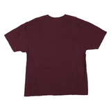 ADIDAS Mens Maroon Bobcats Graphic T-Shirt 2XL Short Sleeve Crew Neck WCWS