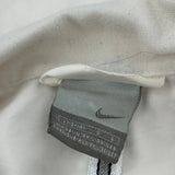 Nike Windbreaker - Large Cream Polyester