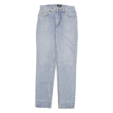 LEE Mens Slim Light Blue Denim Jeans W28 L33 Classic Cotton Zip Fitted Casual
