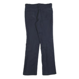 LEVI'S Mens Cotton Blend Navy Regular Straight Trousers W32 L32 Classic Zip
