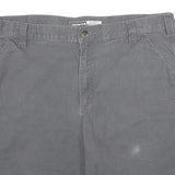 CARHARTT Mens Shorts Grey Casual Relaxed Fit XL W40 Workwear Cotton Blend