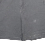 CARHARTT Mens Shorts Grey Casual Relaxed Fit XL W40 Workwear Cotton Blend