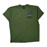 Harley Davidson Graphic T-Shirt - XL Green Cotton