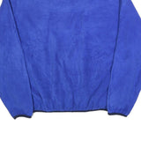 LL BEAN Mens Blue Plain Pullover Jersey Crew Neck Basic Knit L Lightweight