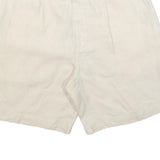 NAUTICA Mens Shorts White Casual Linen M W33 Summer Beachwear
