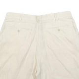 NAUTICA Mens Shorts White Casual Linen M W33 Summer Beachwear