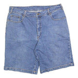 JOHN BANER Mens Denim Blue Shorts M W34 Classic Cotton Blend Casual