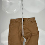 Wrangler Carpenter Pants - 38W 31L Brown Cotton