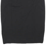 MICHAEL KORS Womens Black Pencil Knee Length Woven Skirt Size M Elegant Zip